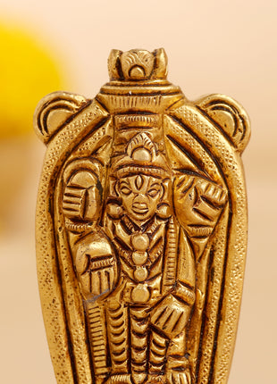 Brass Tirupati Balaji/Venkateshwar Idol (2.8 Inch)