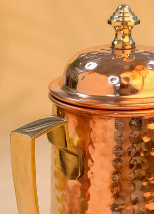 Copper Water Jug (10.5 Inch)