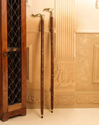 Brass Wooden Walking Stick (37 Inch)