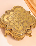 Brass Ethnic Chowki (4 Inch)