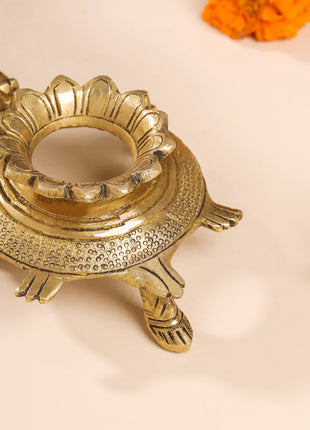 Brass Tortoise Conch Stand (2 Inch)