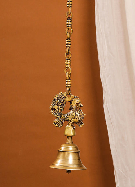 Hanging temple bell with chain - Buy Hanging Bells Online