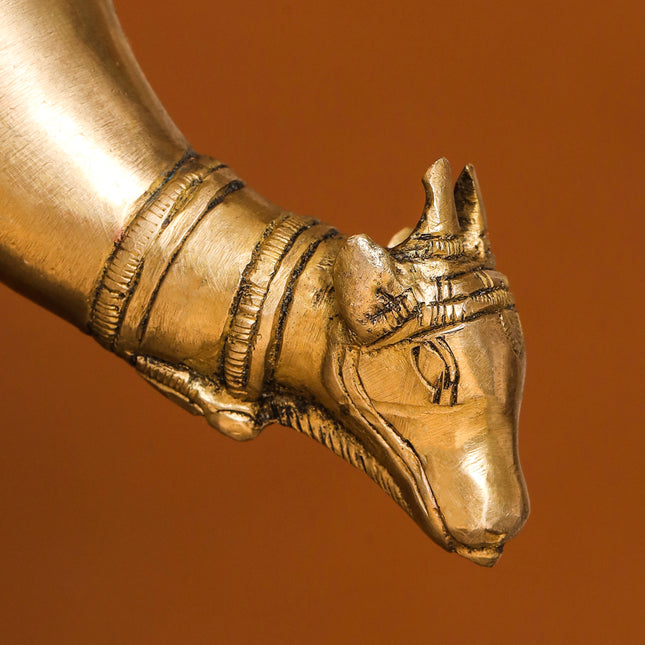 Brass Nandi Gangajali (12 Inch)