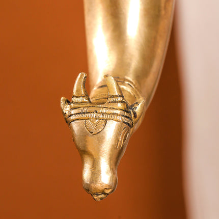 Brass Nandi Gangajali (12 Inch)