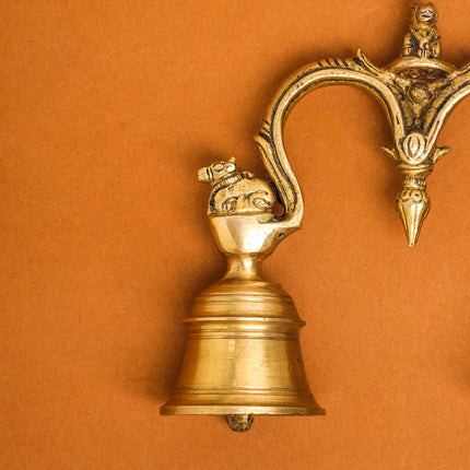 Brass Nandi Double Handbell (5 Inch) NO. 15