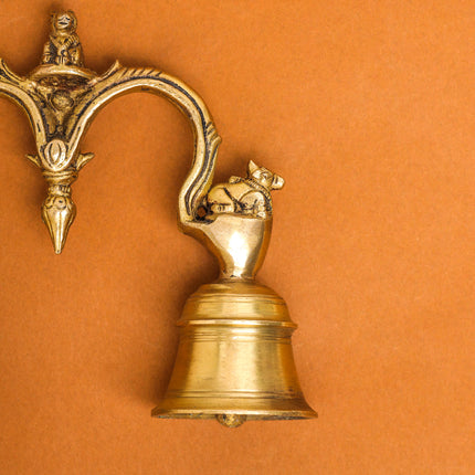 Brass Nandi Double Handbell (5 Inch) NO. 15