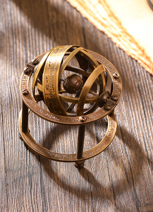 Brass Astro Globe (3 Inch)