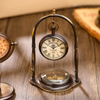 SWING TABLE CLOCK WITH COMPASS - 250 GRAMS