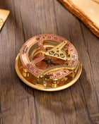 Copper Sundial Compass (3.5 Inch)