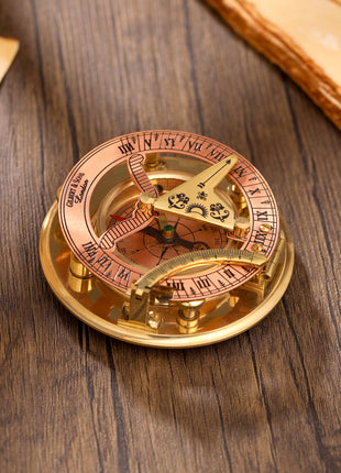 Copper Sundial Compass (3.5 Inch)