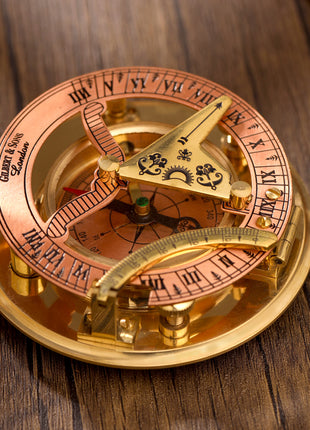 Copper Sundial Compass (3.5 Inch)