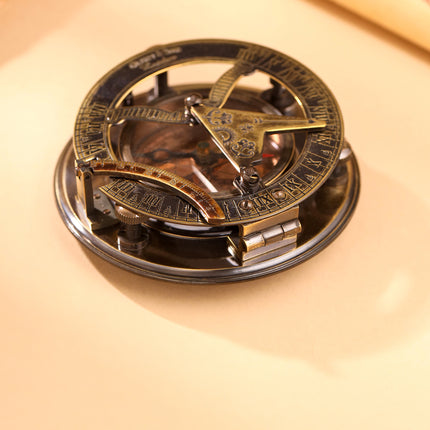 Brass Gilbert Sundial Compass (3.7 Inch)