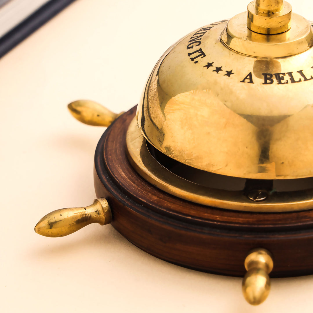 Table Bell Ref Brass Table Bell (3 Inch) – Vedansh Craft