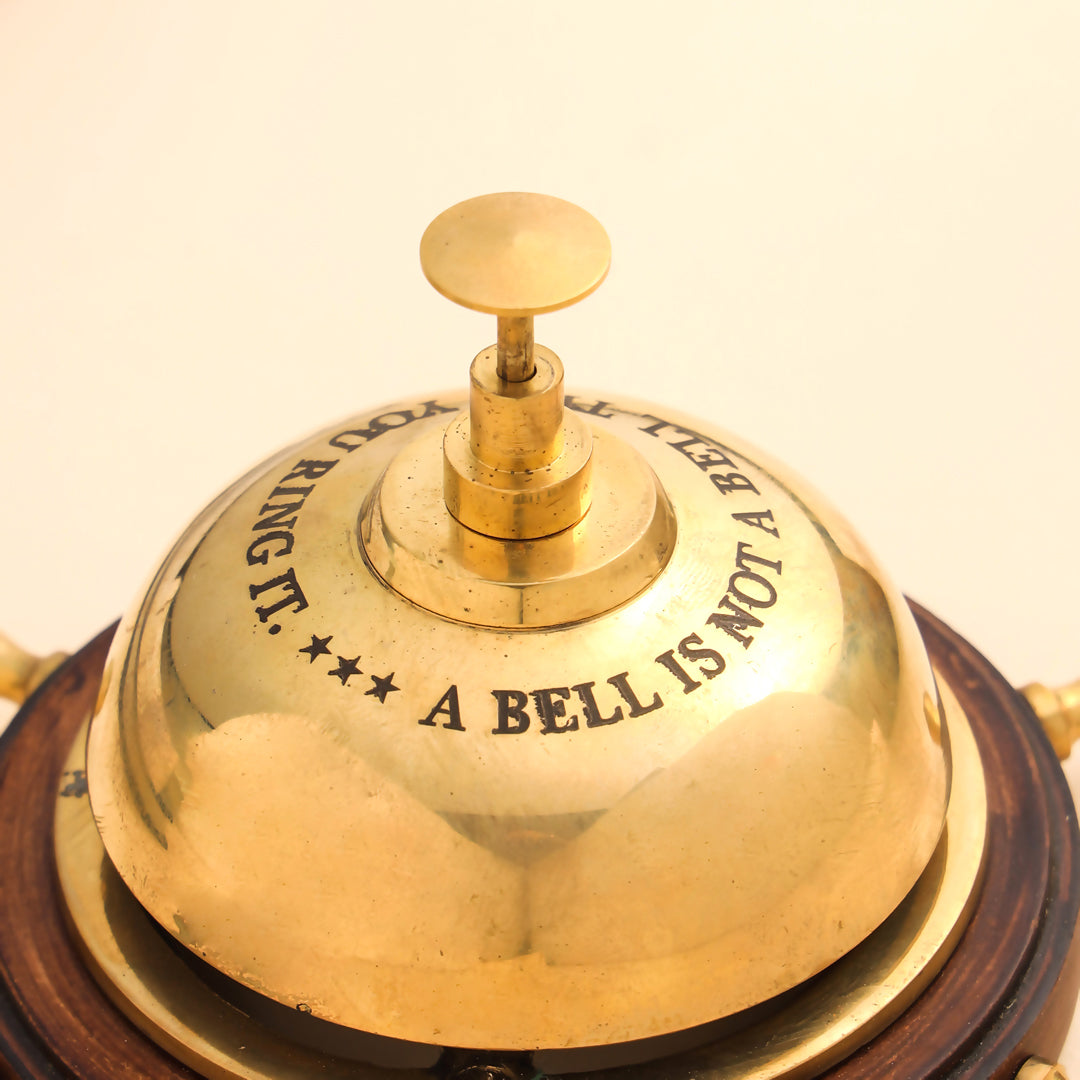 Table Bell Ref Brass Table Bell (3 Inch) – Vedansh Craft