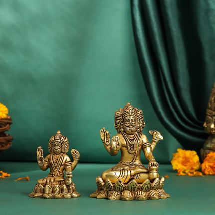 Brass Lord Brahma Statue