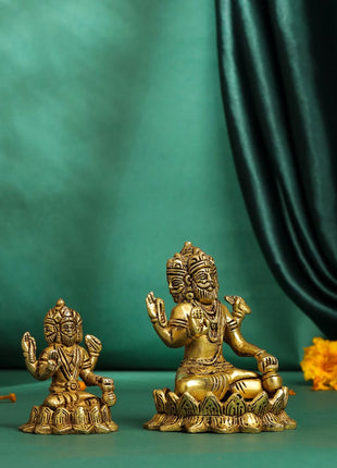 Brass Lord Brahma Statue