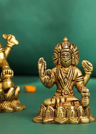 Brass Lord Brahma Statue