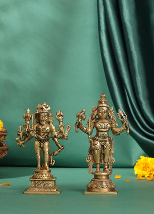 Brass Kal Bhairav Idol
