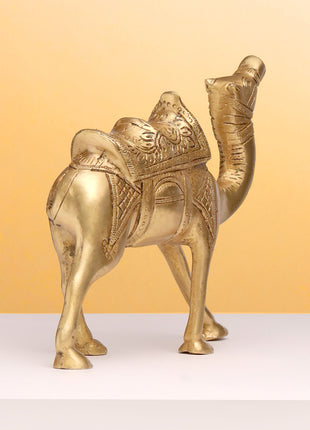 Brass Standing Camel Statue (6 Inch)