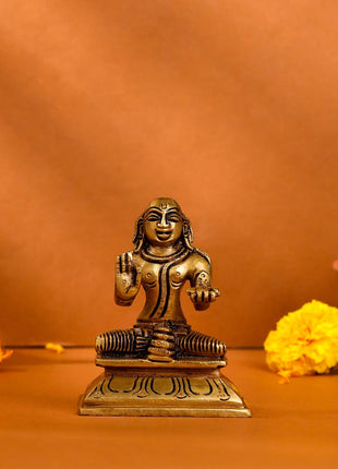 Brass Superfine Swami Ramanuja Idol (4 Inch)