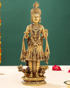 Brass Yogi Swami Narayan Statue (14 Inch)
