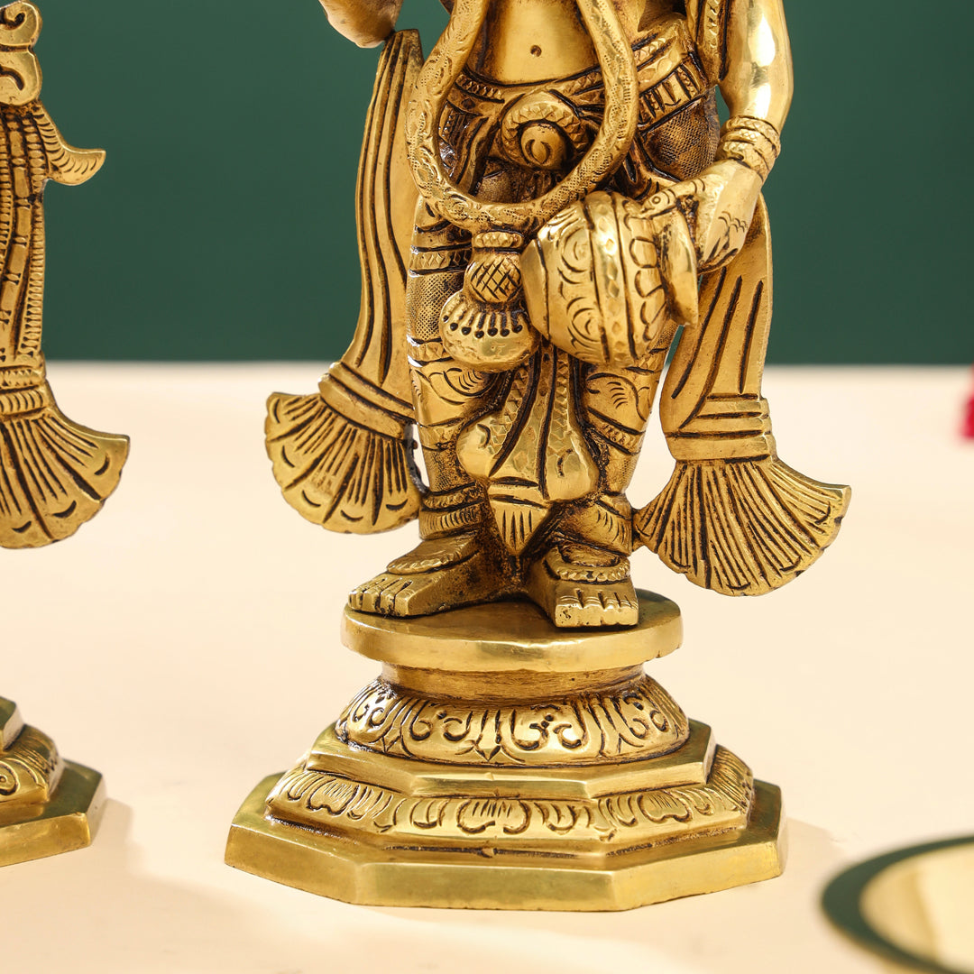 Radha Rani Set Brass Superfine Radha krishna Idols Set (12 Inch) – Vedansh Craft