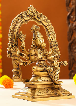 Brass Superfine Varahi Devi Idol (13 Inch)