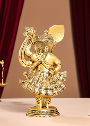 Brass Lord Shri Nath Ji Idol (13 Inch)