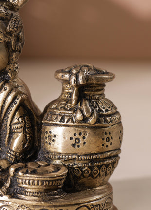 Brass Laddu Gopal Idol