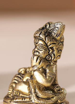 Brass Laddu Gopal Idol