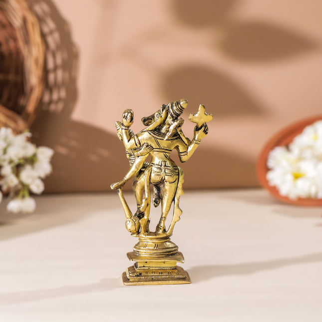 Brass Standing Varaha Lakshmi Idol (5.5 Inch)