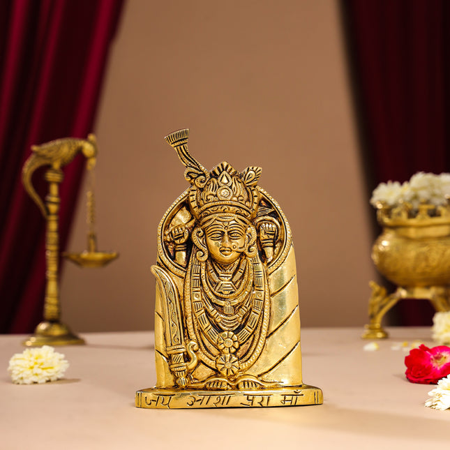 Brass Aashapura Maa Idol