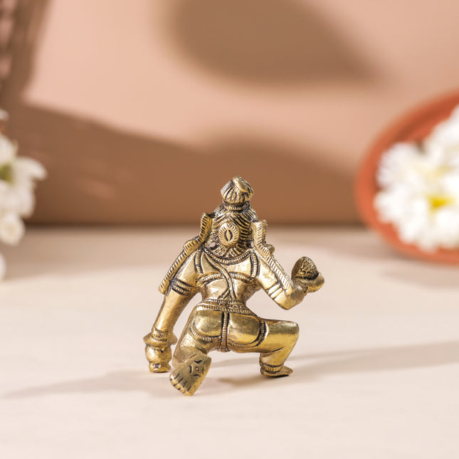 Brass Laddu Gopal Idol (3 Inch)