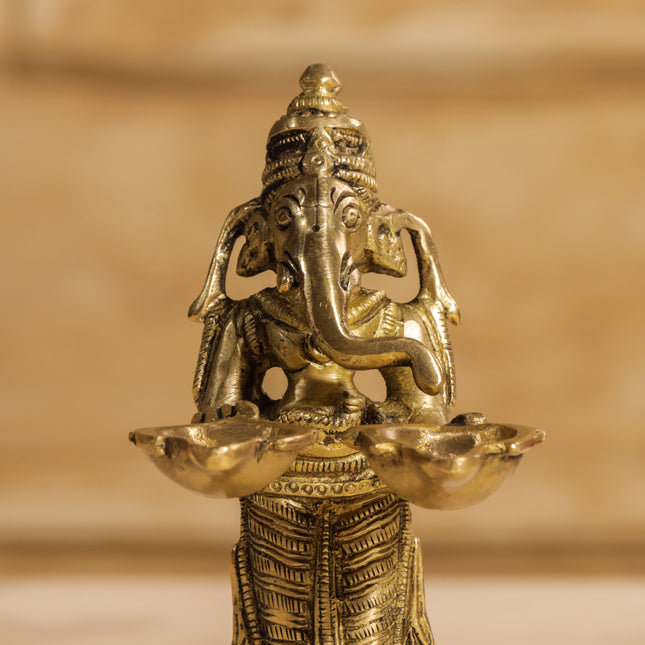 Brass Pooja Aarti Diya