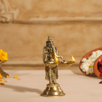 Brass Pooja Aarti Diya