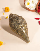 Brass Durga Conch (10 Inch)