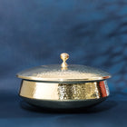 Brass Handi/Lagan With Lid (7 Inch)