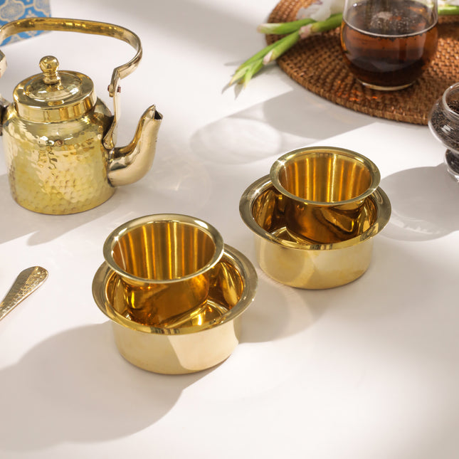 Brass Tea Pot And Davara Set Corporate/Gift Hamper