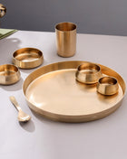 Brass Thali Set