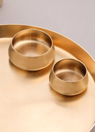 Brass Thali Set