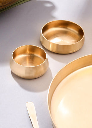 Brass Thali Set