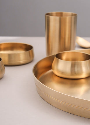 Brass Thali Set