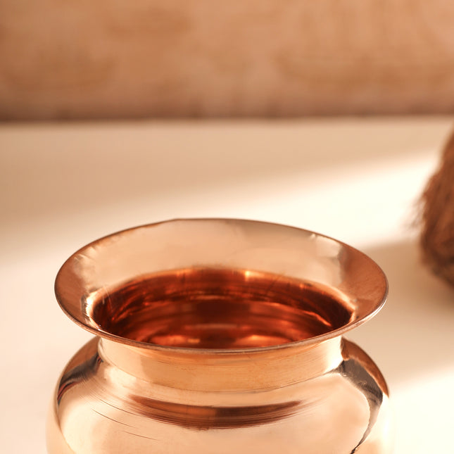 Copper Pooja Kalash (4 Inch)