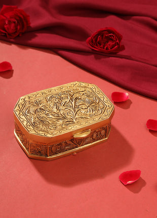 Brass Kumkum Box (1.8 Inch)