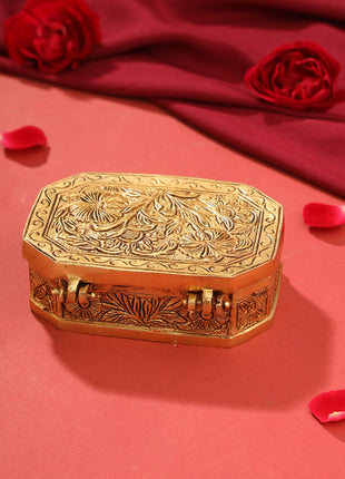 Brass Kumkum Box (1.8 Inch)