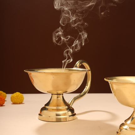 Brass Dhupiya/Incense Holder (5 Inch)
