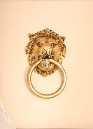 Brass Lion Door Knocker