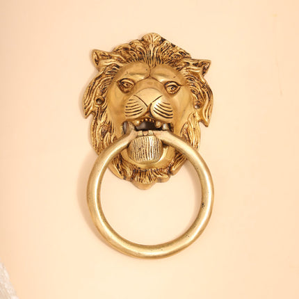 Brass Lion Door Knocker