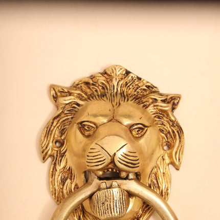 Brass Lion Door Knocker