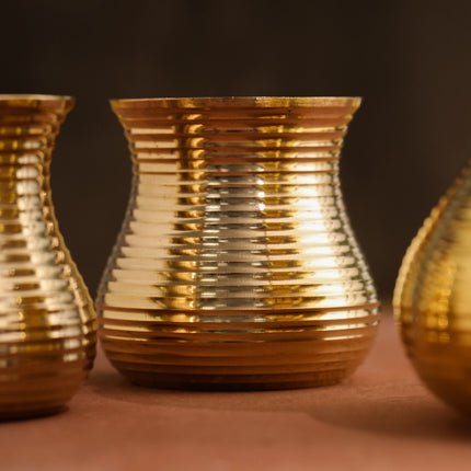 Brass Jug and Glasses Set